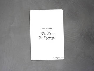 http://www.alittlemarket.com/cartes/fr_carte_date_today_to_do_be_happy_petits_mots_doux_a_se_rappeler_-14598657.html, Suite Créative Suite Créative Minimalistischer Flur, Diele & Treppenhaus