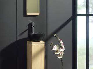 Massivholz Gäste Waschtisch aus der Serie Totem, F&F Floor and Furniture F&F Floor and Furniture Asian style bathroom