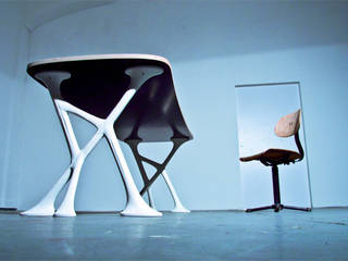 Table, VAKANTDESIGN VAKANTDESIGN Eclectic style study/office