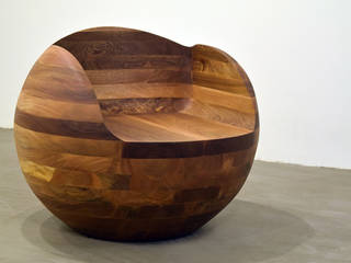 Asiento Esfera, Mediamadera Mediamadera Moderne Wohnzimmer Holz Holznachbildung Sofas und Sessel