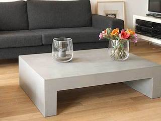 Couchtisch aus Beton - Tisch U der Klassiker, Form in Funktion / UrbanDesigners Form in Funktion / UrbanDesigners Moderne Wohnzimmer