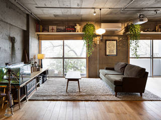 Text, 松島潤平建築設計事務所 / JP architects 松島潤平建築設計事務所 / JP architects Eclectic style living room