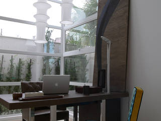 Residência Sorocaba, Denise Barretto Arquitetura Denise Barretto Arquitetura Modern Study Room and Home Office