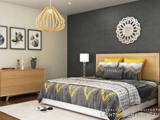 Main Bedroom Lights & Shades Studios Dormitorios modernos: Ideas, imágenes y decoración