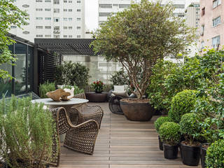 Lounge das Jabuticabeiras, Denise Barretto Arquitetura Denise Barretto Arquitetura Garden