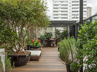 Lounge das Jabuticabeiras, Denise Barretto Arquitetura Denise Barretto Arquitetura Modern garden