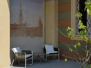 Un porticato da sfruttare al meglio, Odue Modena - Concept Store Odue Modena - Concept Store Moderner Balkon, Veranda & Terrasse