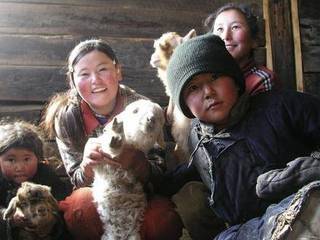 De vilten sloffen worden van schapenwol gemaakt in Mongolië, handgemaakt!, esgii esgii