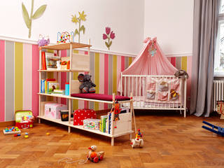 Split - flexibles Regalsystem für jede Lebenslage, Neuvonfrisch - Möbel und Accessoires Neuvonfrisch - Möbel und Accessoires Modern nursery/kids room Storage