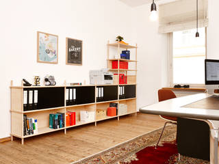 Split - flexibles Regalsystem für jede Lebenslage, Neuvonfrisch - Möbel und Accessoires Neuvonfrisch - Möbel und Accessoires Study/office Cupboards & shelving