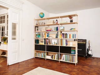 Split - flexibles Regalsystem für jede Lebenslage, Neuvonfrisch - Möbel und Accessoires Neuvonfrisch - Möbel und Accessoires Modern living room Shelves