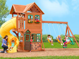 Big Climbing Frames: Perfect playhouse for kids, Climbing Frames UK Climbing Frames UK Jardins modernos