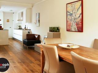 Interne verbouwing keuken en woonkamer, Sooph Interieurarchitectuur Sooph Interieurarchitectuur Moderne Wohnzimmer