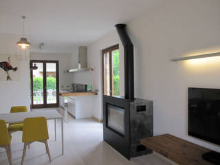 casa a Loreto (progetto di distribuzione e interior design), Laura Canonico Architetto Laura Canonico Architetto Living room