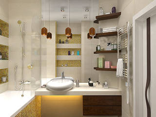 Квартира на Чертановской, Design Design Modern bathroom