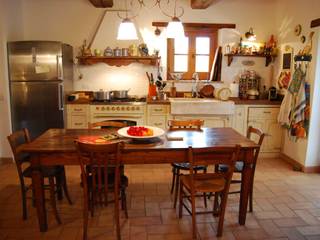 Cucina La Fornace, Porte del Passato Porte del Passato ラスティックデザインの キッチン