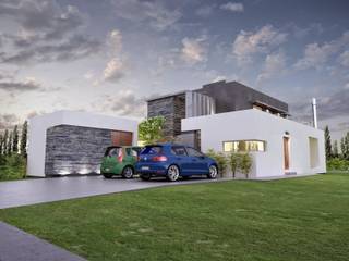 Vivienda Unifamiliar en Plottier, Neuquen, Patagonia, Chazarreta-Tohus-Almendra Chazarreta-Tohus-Almendra Casas de estilo moderno