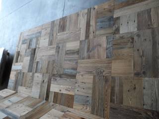 ORIGINAL FIR UPPER FLAT PATINA (BLUE/GRAY) flooring and panels, ANTICO TRENTINO S.R.L. ANTICO TRENTINO S.R.L. Dinding & Lantai Gaya Rustic