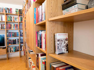 Bücherregal für Bücherwürmer!, Schreinerei Haas Mathias Schreinerei Haas Mathias Modern living room