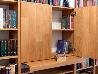 Bücherregal für Bücherwürmer!, Schreinerei Haas Mathias Schreinerei Haas Mathias Moderne Wohnzimmer