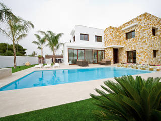 vivienda en betera, conesafranch arquitectos conesafranch arquitectos Pool