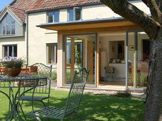 New garden room Hetreed Ross Architects Modern style gardens