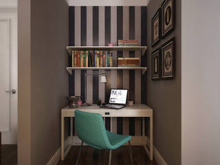 NYC. 5-th Ave, KAPRANDESIGN KAPRANDESIGN Eclectic style study/office