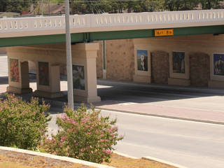 COLLEGE STATION , alto diseño en mosaico alto diseño en mosaico Pasillos, vestíbulos y escaleras modernos Azulejos