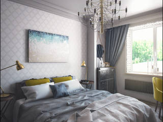 Квартира в Санкт-Петербурге, ToTaste.studio ToTaste.studio Habitaciones de estilo colonial