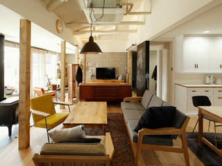 仕切らない家, ELD INTERIOR PRODUCTS ELD INTERIOR PRODUCTS Salon scandinave