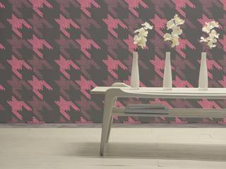 "Black Keys" Wallcoverings, Moody Monday Moody Monday Paredes y pisos de estilo moderno