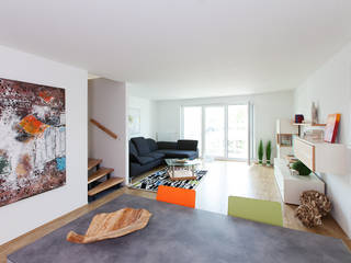 Das Musterhaus im Haus vor Ort erleben, weisenburger bau GmbH weisenburger bau GmbH Modern living room