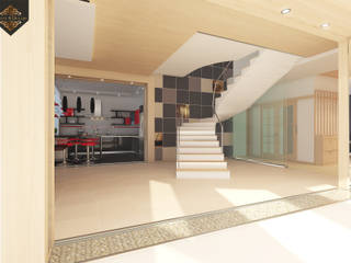 Уютный минимализм, Decor&Design Decor&Design Minimalist corridor, hallway & stairs