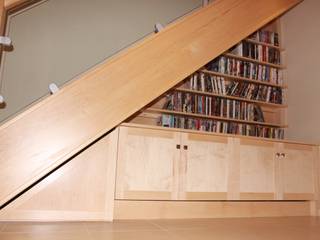 Stair unit, Worsley Woodworking Worsley Woodworking Pasillos, vestíbulos y escaleras modernos