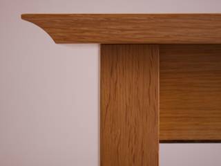 Oak Gothic Arched Table, Worsley Woodworking Worsley Woodworking Modern Yemek Odası