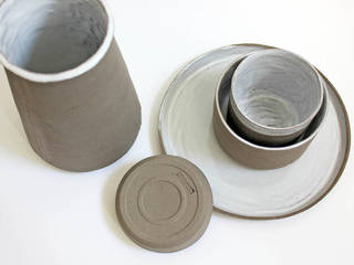 Grey Collection Tableware , Theceramicists Theceramicists Cocinas modernas