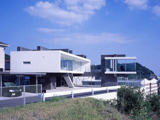 中山の住宅, アトリエ環 建築設計事務所 アトリエ環 建築設計事務所 Moderne huizen