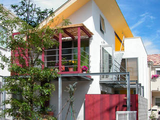 ミモザの木から発想した家, ユミラ建築設計室 ユミラ建築設計室 Moderne Häuser