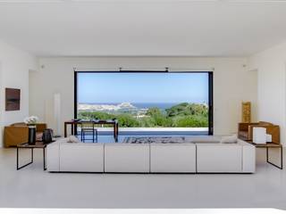 Maison à Calvi, Corse, Meero Meero Mediterranean style living room