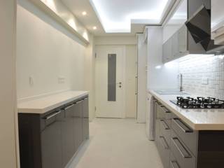 Narlıdere'de Yeni Bir Yaşam, İzmir, ACS Mimarlık ACS Mimarlık Minimalist kitchen Grey