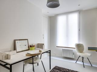 Appartement à Paris, Meero Meero Industrial style study/office