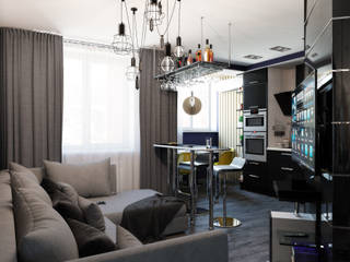 Фото для обложки, zQ design | design studio zQ design | design studio Столовая комната в стиле минимализм