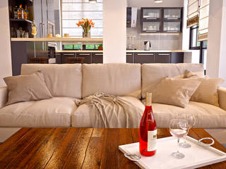 Обложка, individual design studio individual design studio Living room