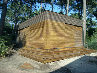 Cabane Ferret Capienne, Clemence de Mierry Grangé Clemence de Mierry Grangé Rumah Modern