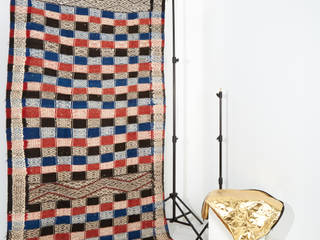 TAPIS BERBERES Kilim à Carreaux, MINA WILLI MINA WILLI أرضيات صوف Orange