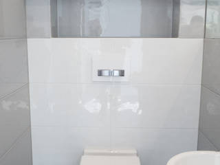 Architektoniczne WC, idea projekt idea projekt Minimalist Banyo