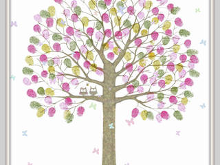 Bella & Boo Children's Fingerprint Tree Collection, HappyHibou HappyHibou Other spaces