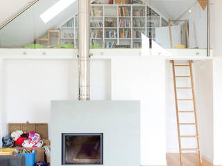 A Contemporary Home Design in Bude, The Bazeley Partnership The Bazeley Partnership Modern living room
