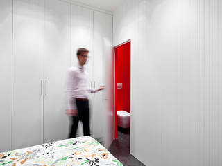 l'interno 23bassi studio di architettura Camera da letto minimalista
