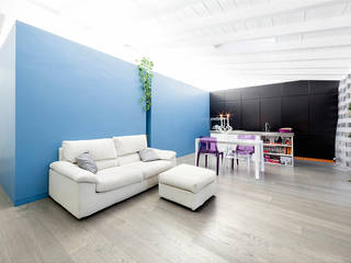 the blue whale, 23bassi studio di architettura 23bassi studio di architettura Living room